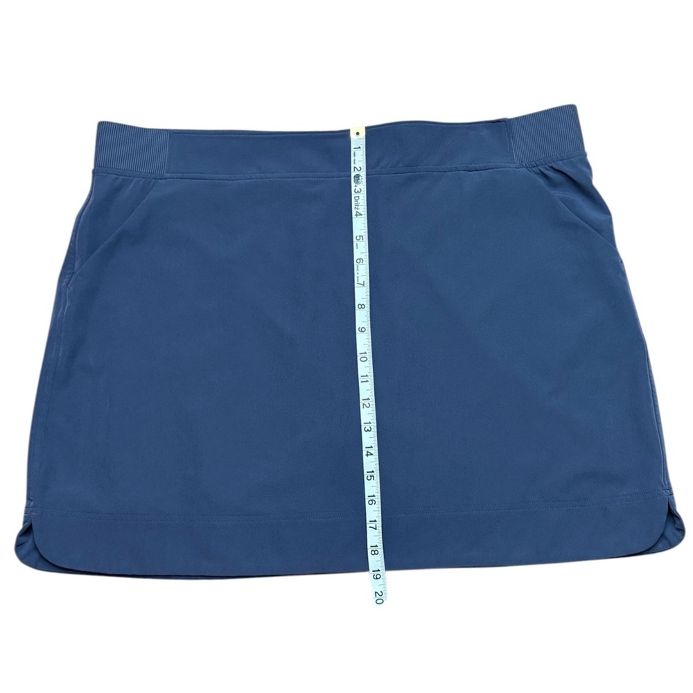 32 Degrees Cool, Athletic Skort, Plus Size XXL, Blue Gray - Picture 6 of 8